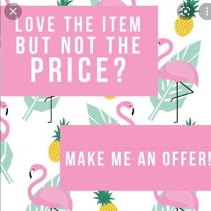 Happy to accept reasonable offers - just ask!!!